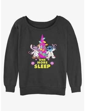Disney Lilo & Stitch One More Sleep Womens Slouchy Sweatshirt, , hi-res