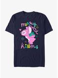 Disney Lilo & Stitch Kissmas Angel T-Shirt, NAVY, hi-res