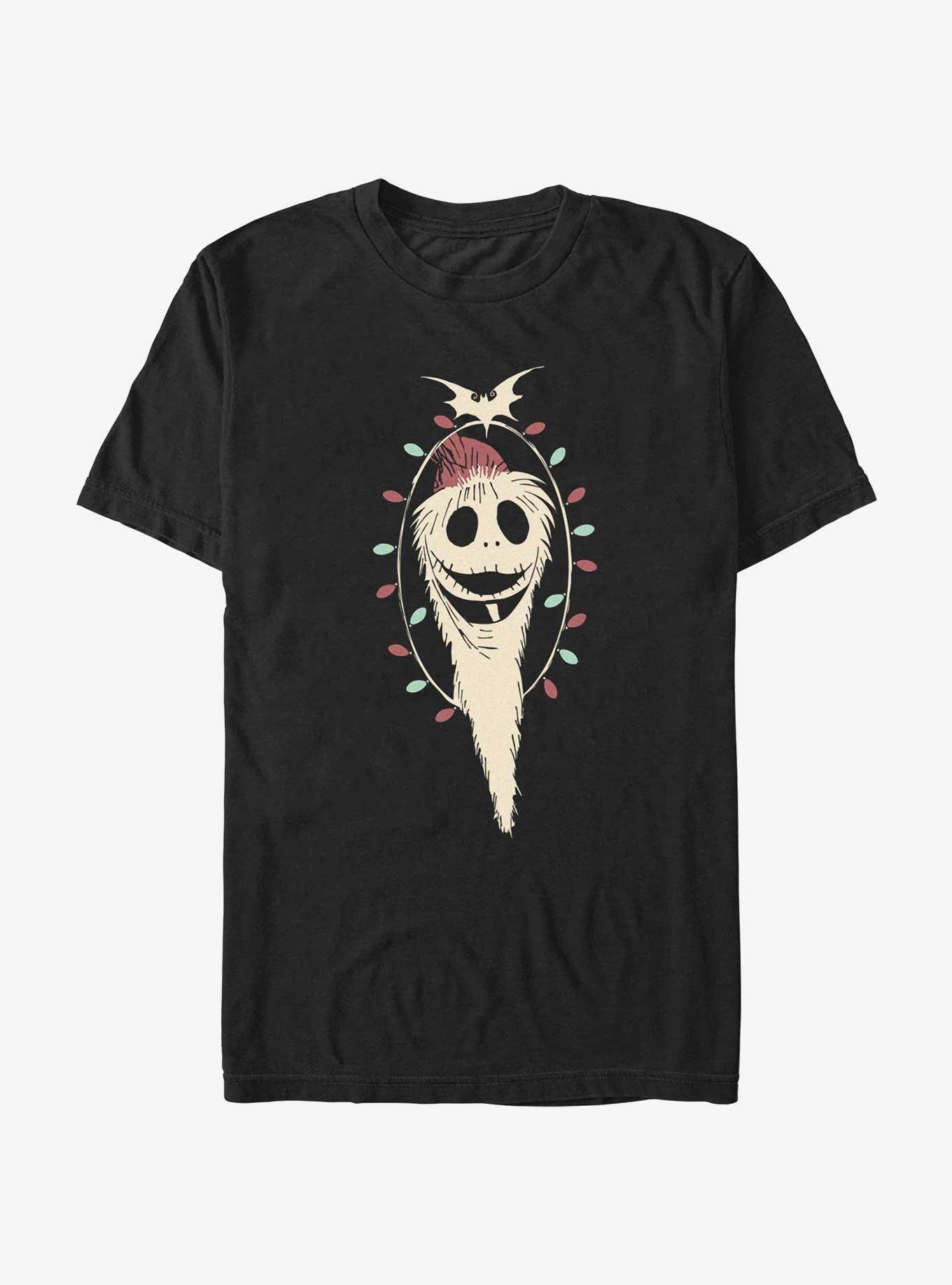 Disney Nightmare Before Christmas Sandy Jack Lights T-Shirt, BLACK, hi-res