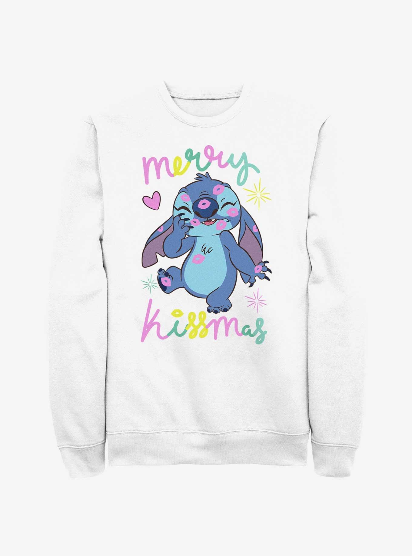 Disney Lilo & Stitch Kissmas Stitch Sweatshirt, , hi-res