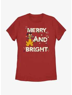 Disney Mickey Mouse Merry And Bright Womens T-Shirt, , hi-res