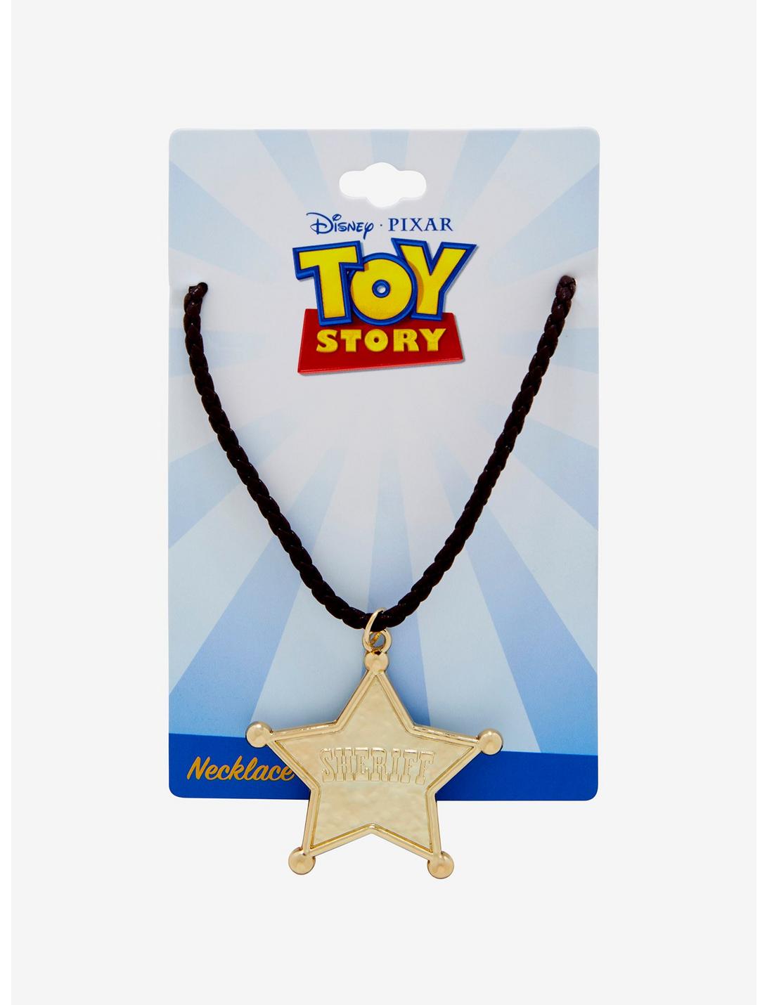 Disney Pixar Toy Story Sheriff Star Cord Necklace, , hi-res