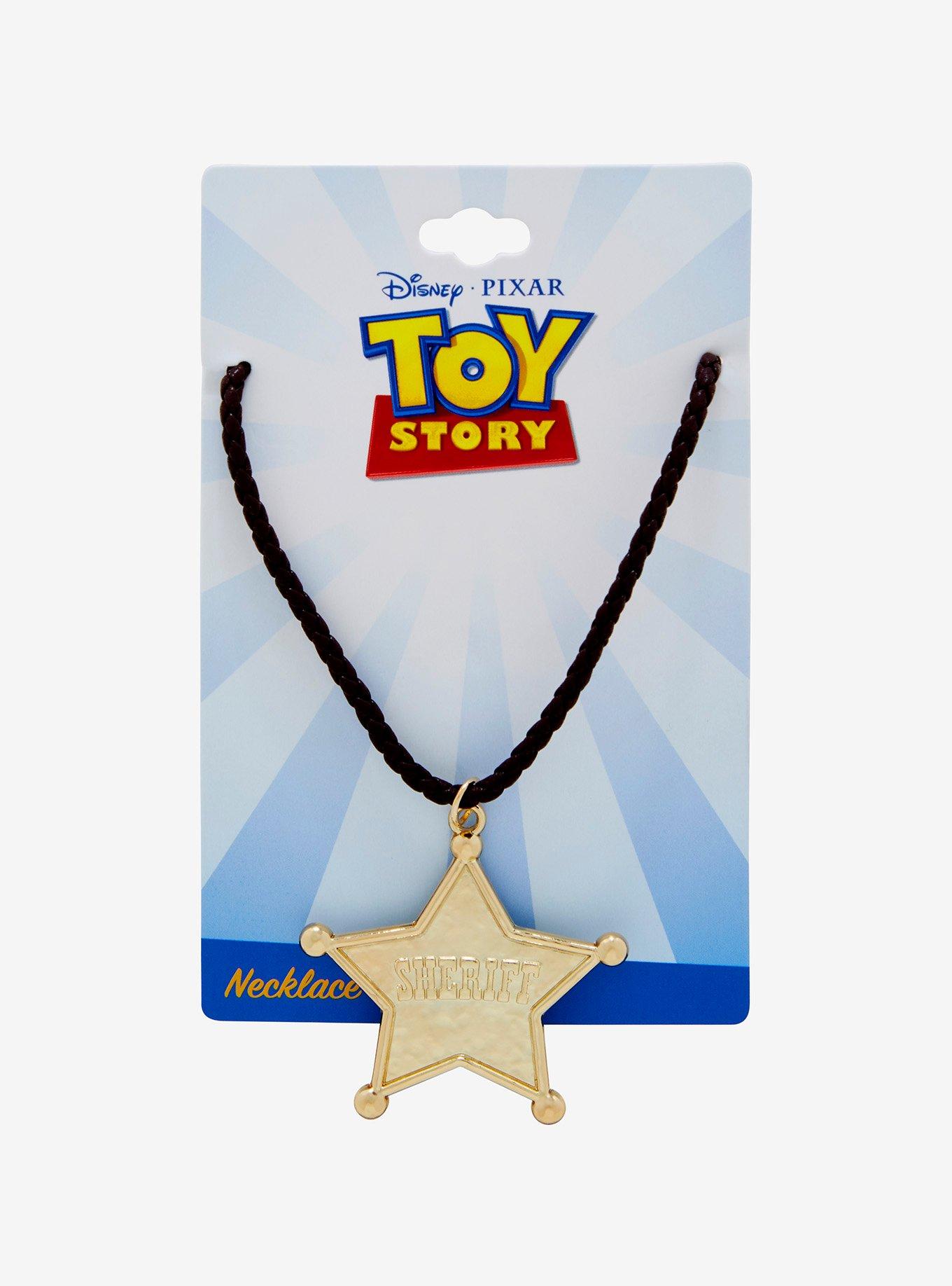 Disney Pixar Toy Story Sheriff Star Cord Necklace, , hi-res