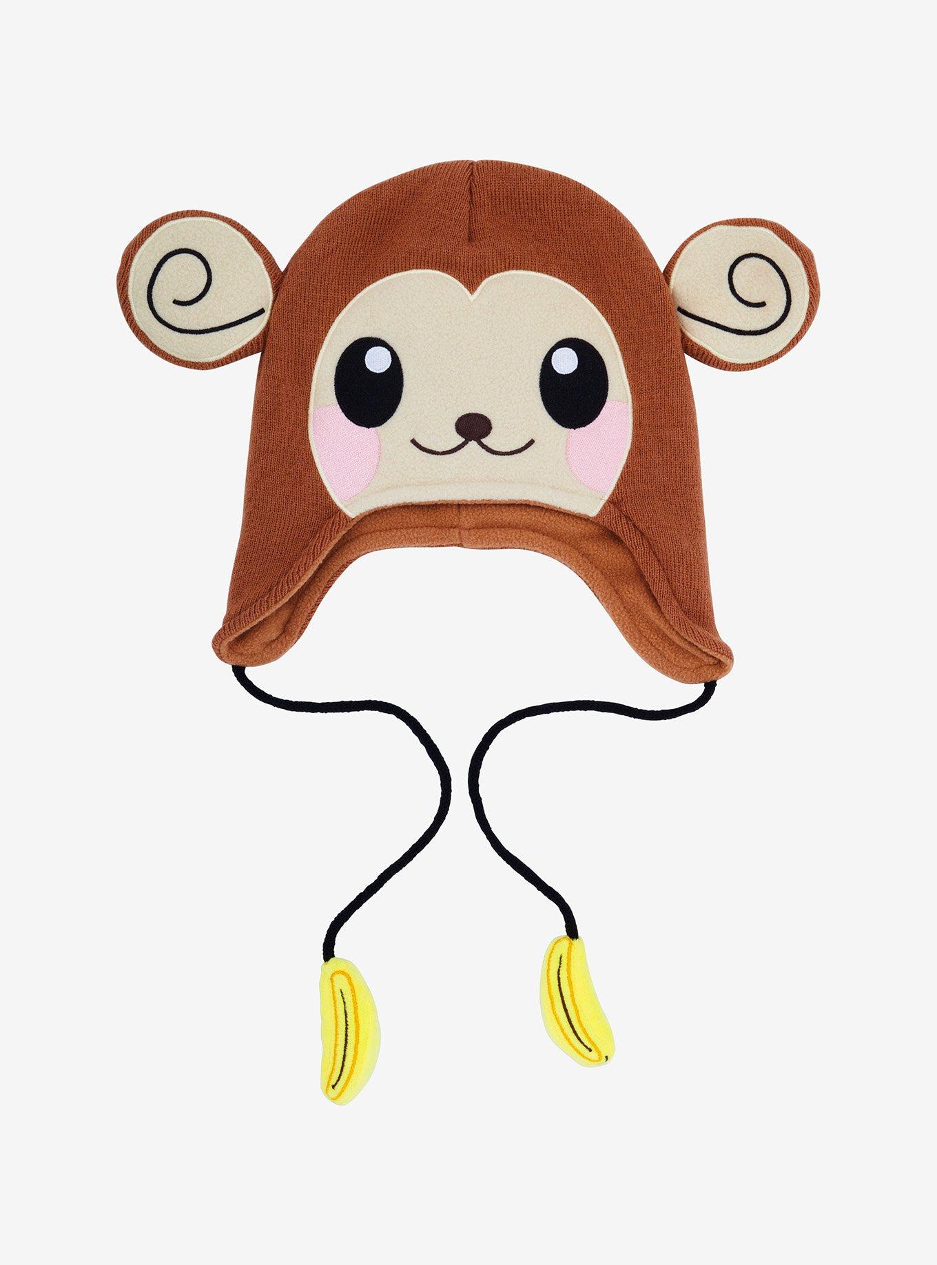 Monkey Banana Tassel Beanie, , hi-res