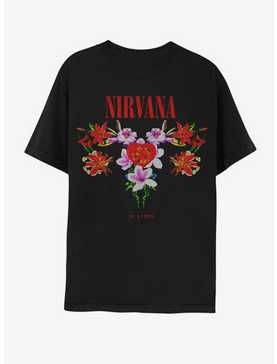 Nirvana Floral Boyfriend Fit Girls T-Shirt, , hi-res
