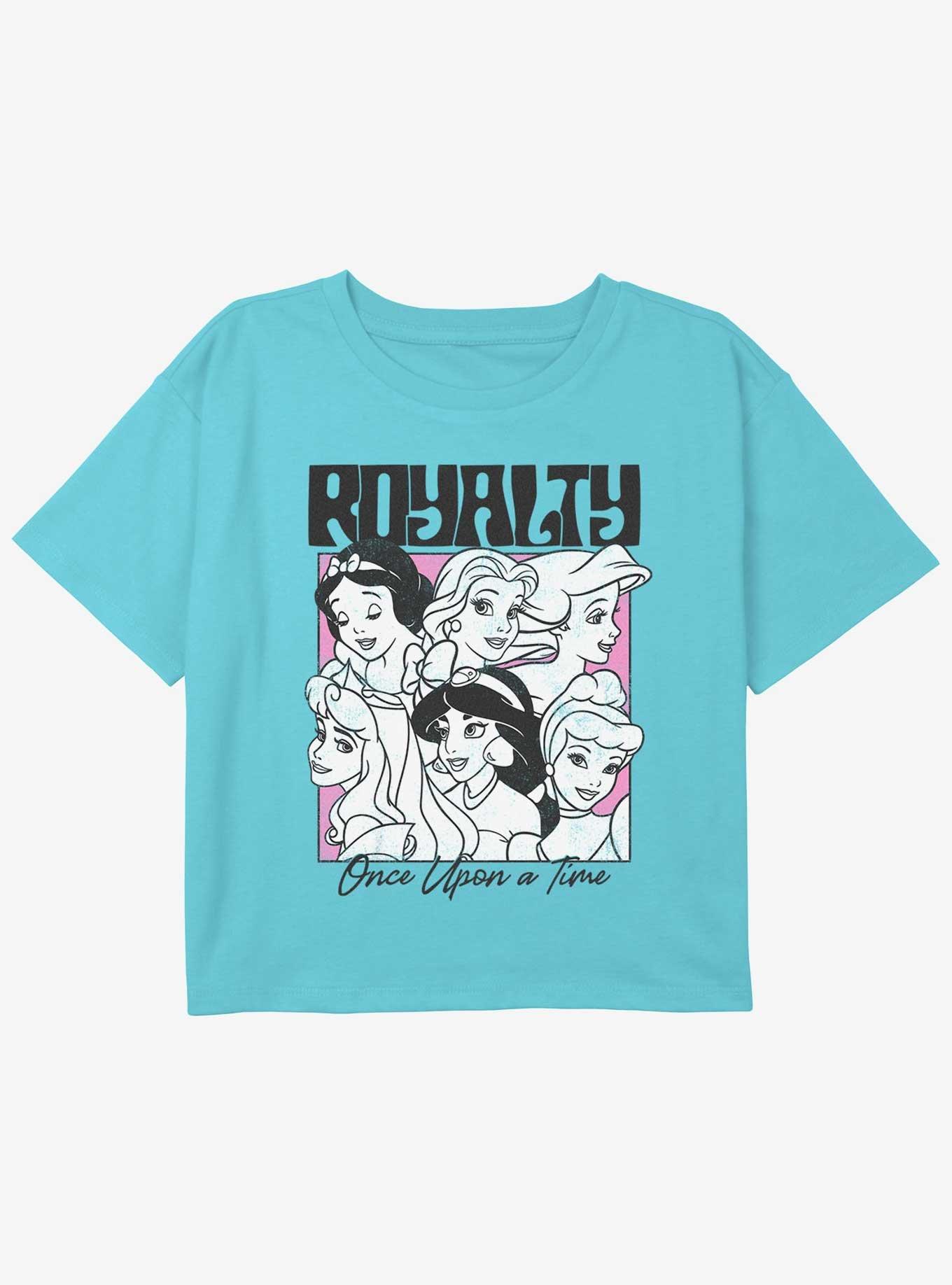 Disney Snow White and the Seven Dwarfs Royalty Girls Youth Crop T-Shirt, , hi-res