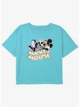 Disney Mickey Mouse Vacation Mickey Girls Youth Crop T-Shirt, BLUE, hi-res