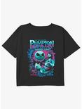 Disney The Nightmare Before Christmas Pumpkin King World Tour Girls Youth Crop T-Shirt, BLACK, hi-res