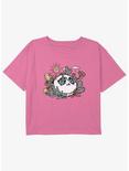 Disney The Nightmare Before Christmas Death Valley Girls Youth Crop T-Shirt, PINK, hi-res