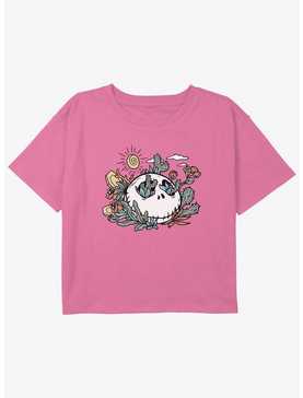 Disney The Nightmare Before Christmas Death Valley Girls Youth Crop T-Shirt, , hi-res