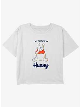Disney Winnie The Pooh Hunny First Girls Youth Crop T-Shirt, , hi-res
