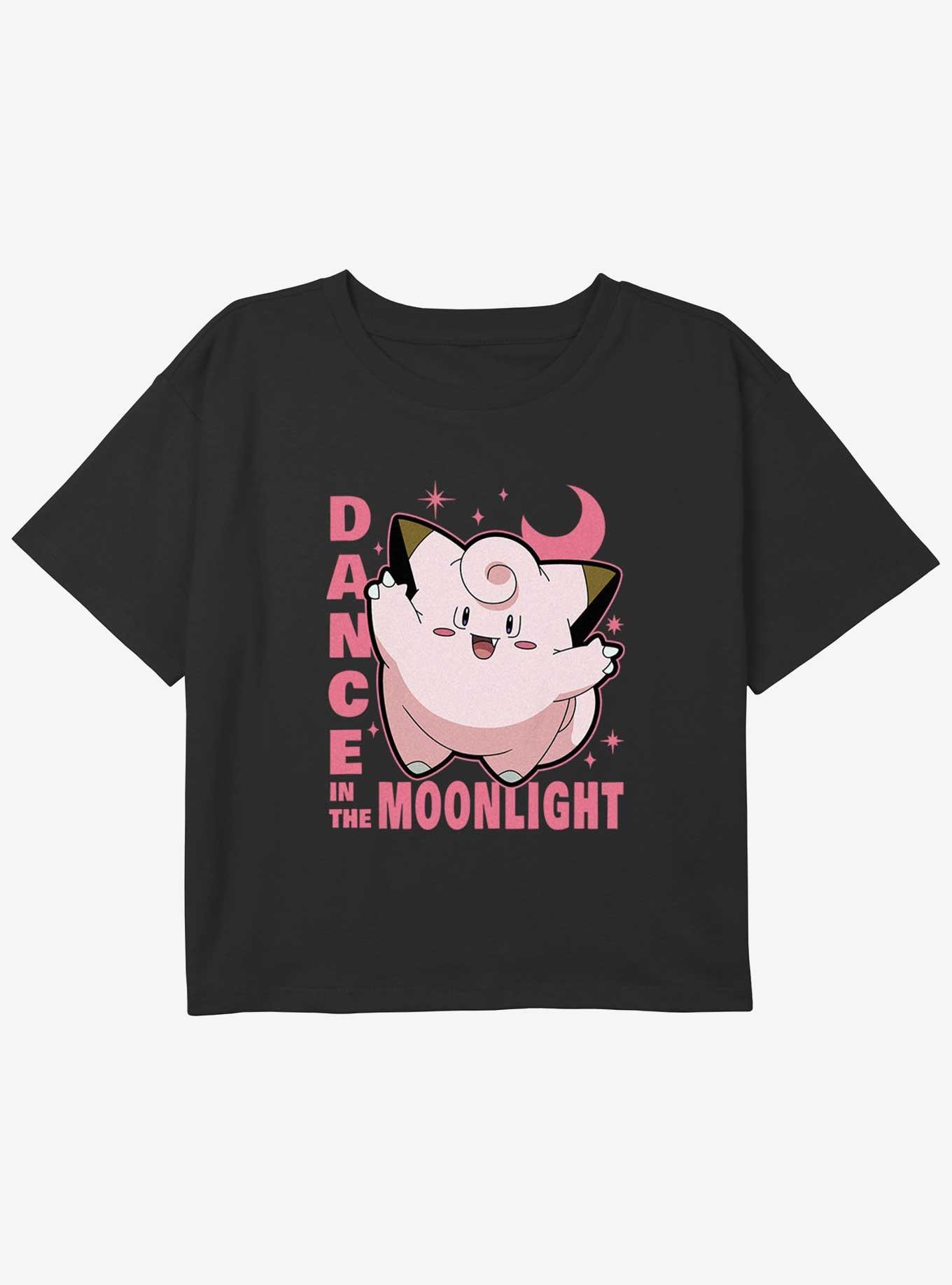 Pokemon Clefairy Dance Girls Youth Crop T-Shirt, , hi-res