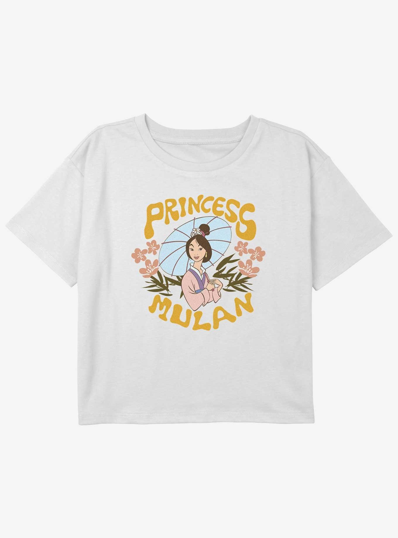 Disney Mulan Princess Mulan Girls Youth Crop T-Shirt, , hi-res