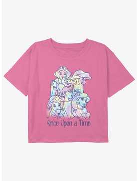 Disney Snow White and the Seven Dwarfs Dreamy Princesses Girls Youth Crop T-Shirt, , hi-res