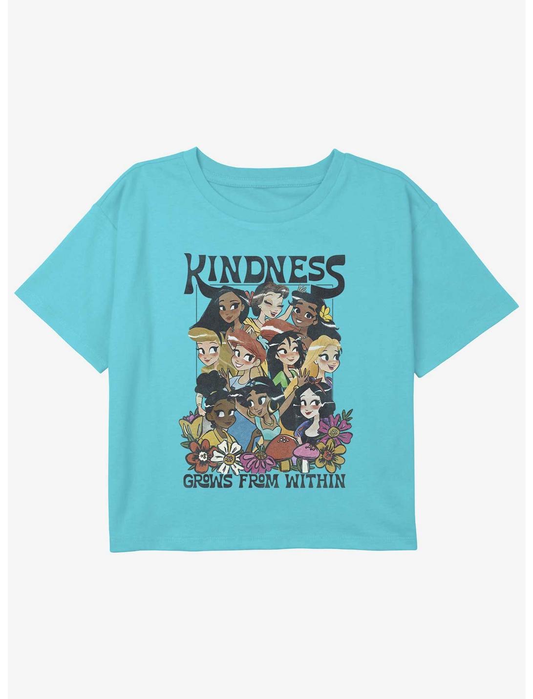 Disney Pocahontas Kindness Grows From Within Girls Youth Crop T-Shirt, BLUE, hi-res