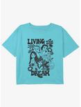 Disney Mulan Living The Dream Girls Youth Crop T-Shirt, BLUE, hi-res