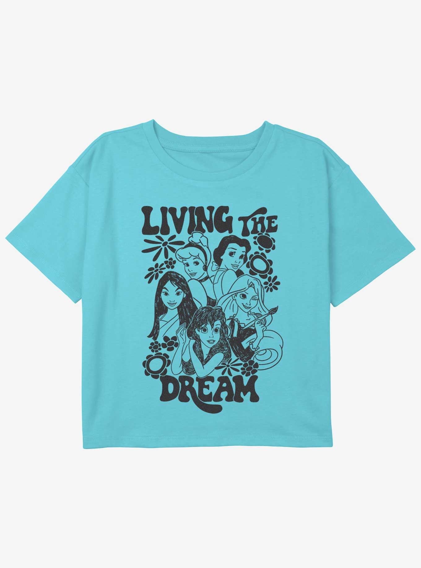 Disney Mulan Living The Dream Girls Youth Crop T-Shirt, , hi-res