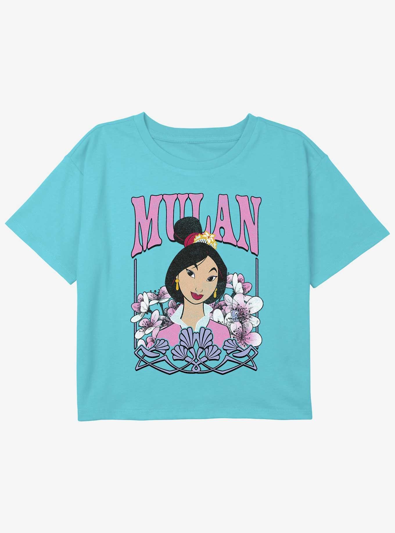 Disney Mulan Mulan Nouveau Girls Youth Crop T-Shirt, , hi-res