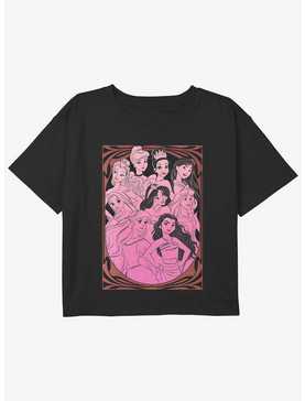 Disney Princesses Sophisticated Princess Girls Youth Crop T-Shirt, , hi-res