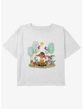 Disney Wish Star And Friends Girls Youth Crop T-Shirt, , hi-res