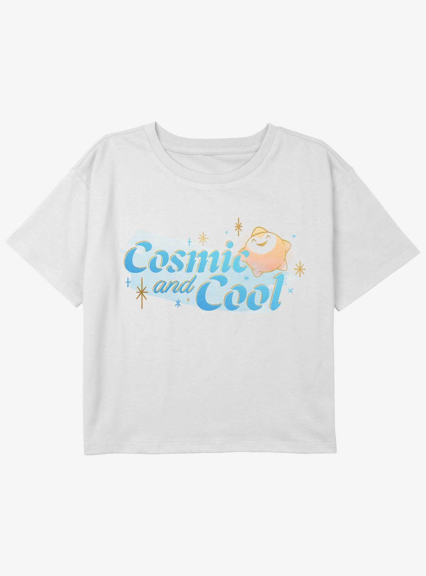 Disney Wish Cosmic And Cool Girls Youth Crop T-Shirt, , hi-res