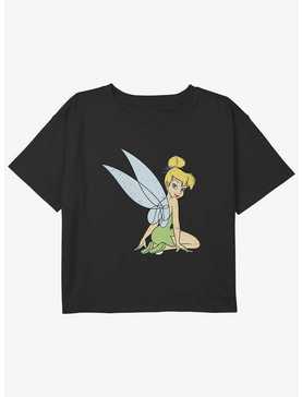 Disney Tinker Bell Fairy Wings Girls Youth Crop T-Shirt, , hi-res