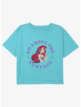 Disney The Little Mermaid Go Above The Surface Girls Youth Crop T-Shirt, , hi-res