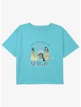 Disney The Princess and the Frog Made Of Magic Girls Youth Crop T-Shirt, BLUE, hi-res