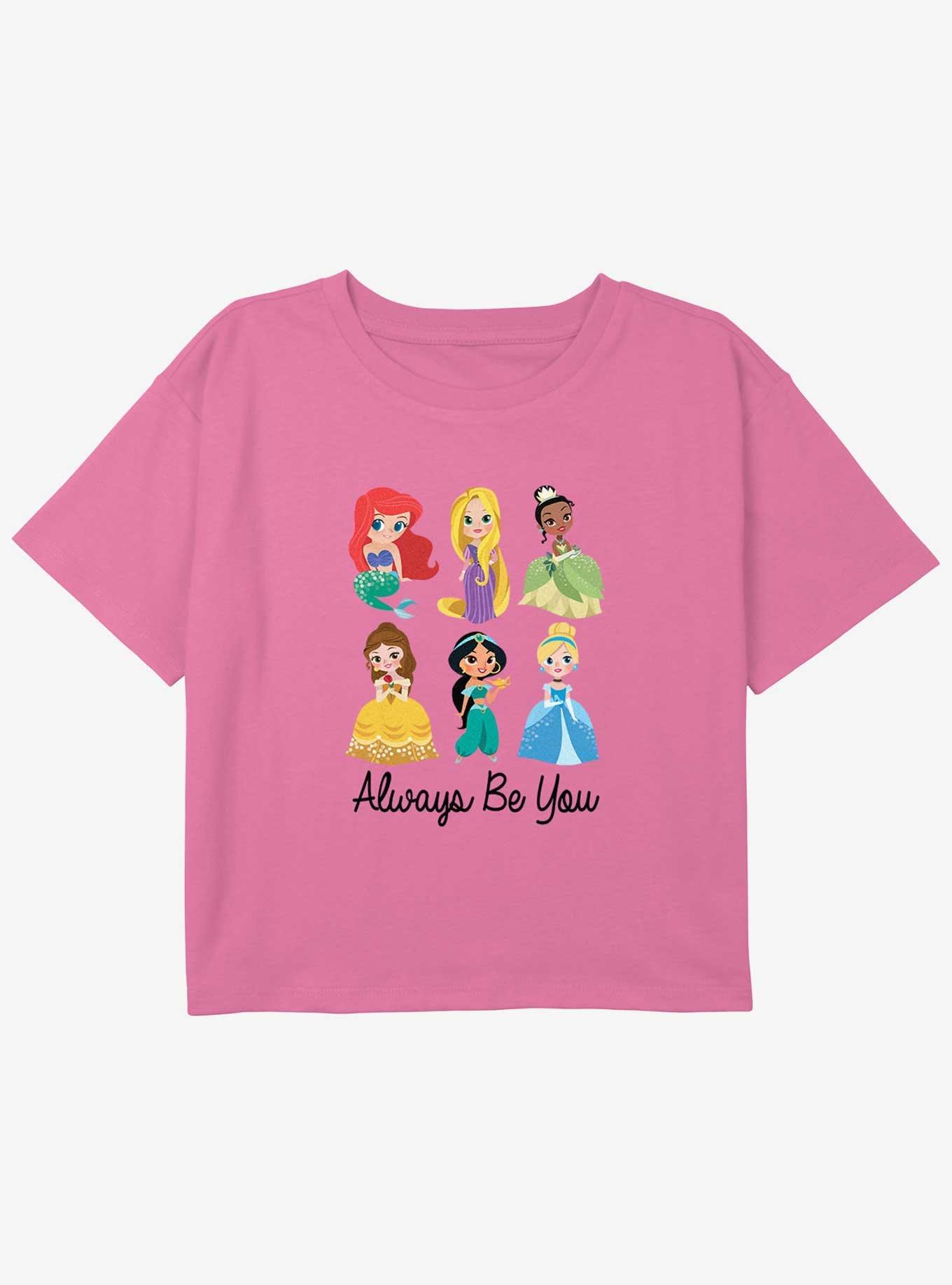 Disney The Little Mermaid Always Be You Girls Youth Crop T-Shirt, , hi-res