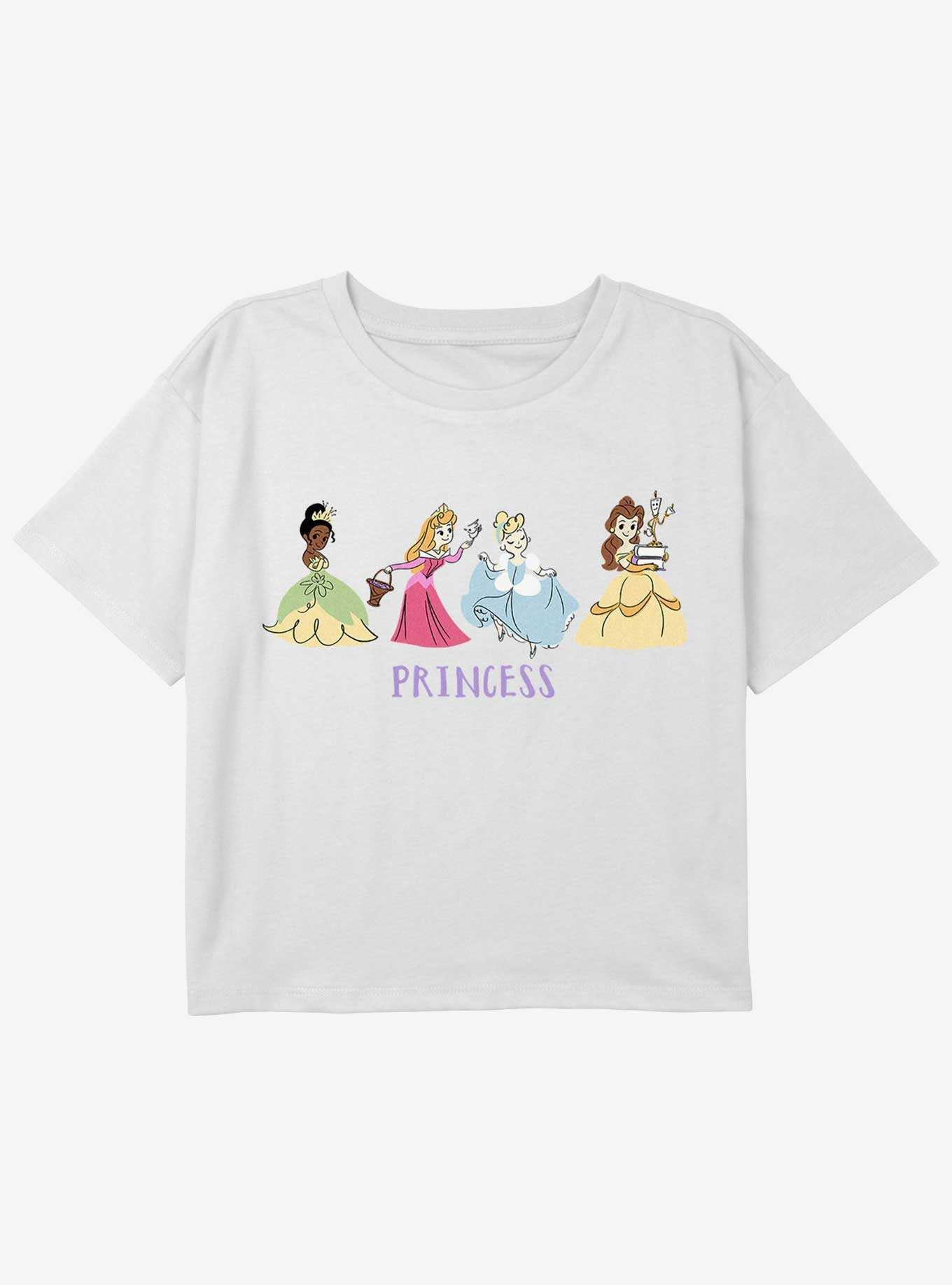 Disney The Princess and the Frog Princess Dreams Girls Youth Crop T-Shirt, , hi-res