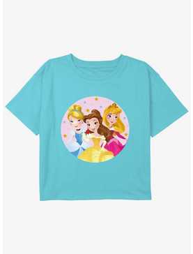 Disney Cinderella Little Princess Girls Youth Crop T-Shirt, , hi-res