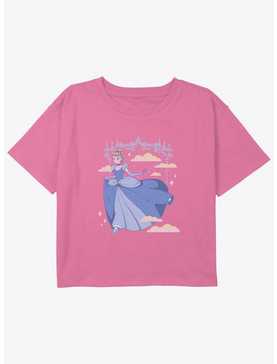 Disney Cinderella Cinderelly Girls Youth Crop T-Shirt, , hi-res