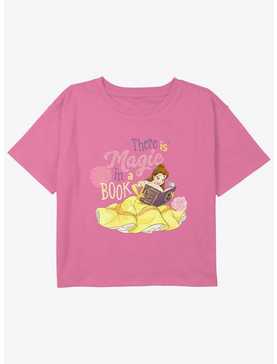 Disney Beauty and the Beast Magic In A Book Girls Youth Crop T-Shirt, , hi-res