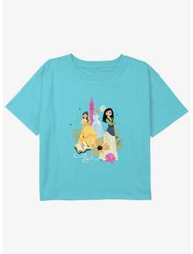 Disney Mulan Fantasy Princess Girls Youth Crop T-Shirt, , hi-res