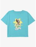 Disney The Princess and the Frog Make Your Own Destiny Girls Youth Crop T-Shirt, BLUE, hi-res