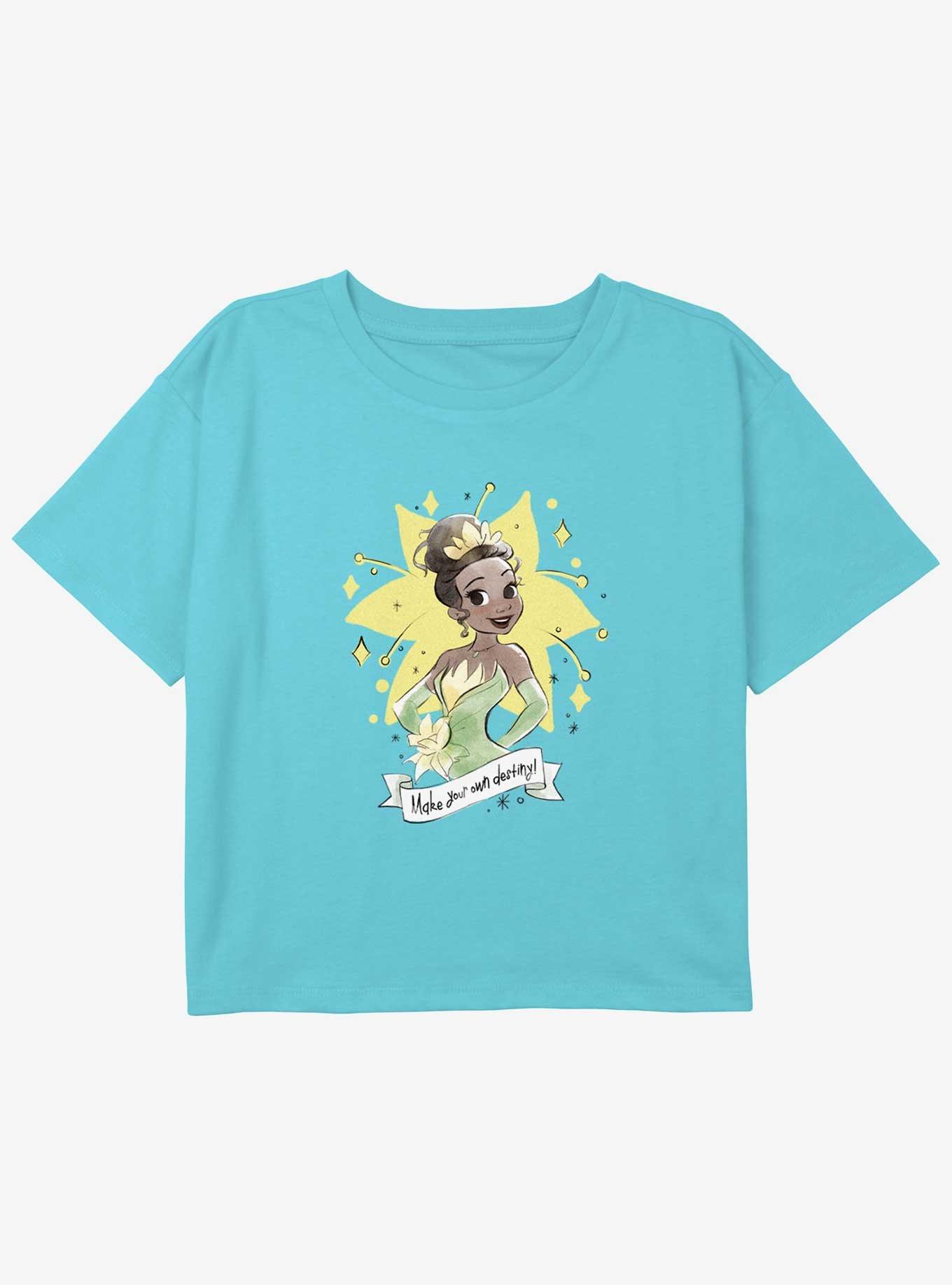 Disney The Princess and the Frog Make Your Own Destiny Girls Youth Crop T-Shirt, , hi-res