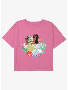 Disney Moana Princess Smiling Girls Youth Crop T-Shirt, , hi-res