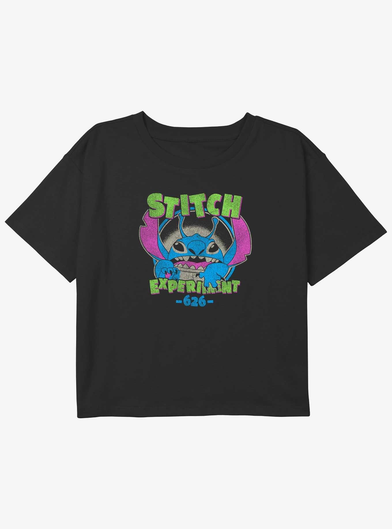 Disney Lilo & Stitch Alien Mode Girls Youth Crop T-Shirt, , hi-res