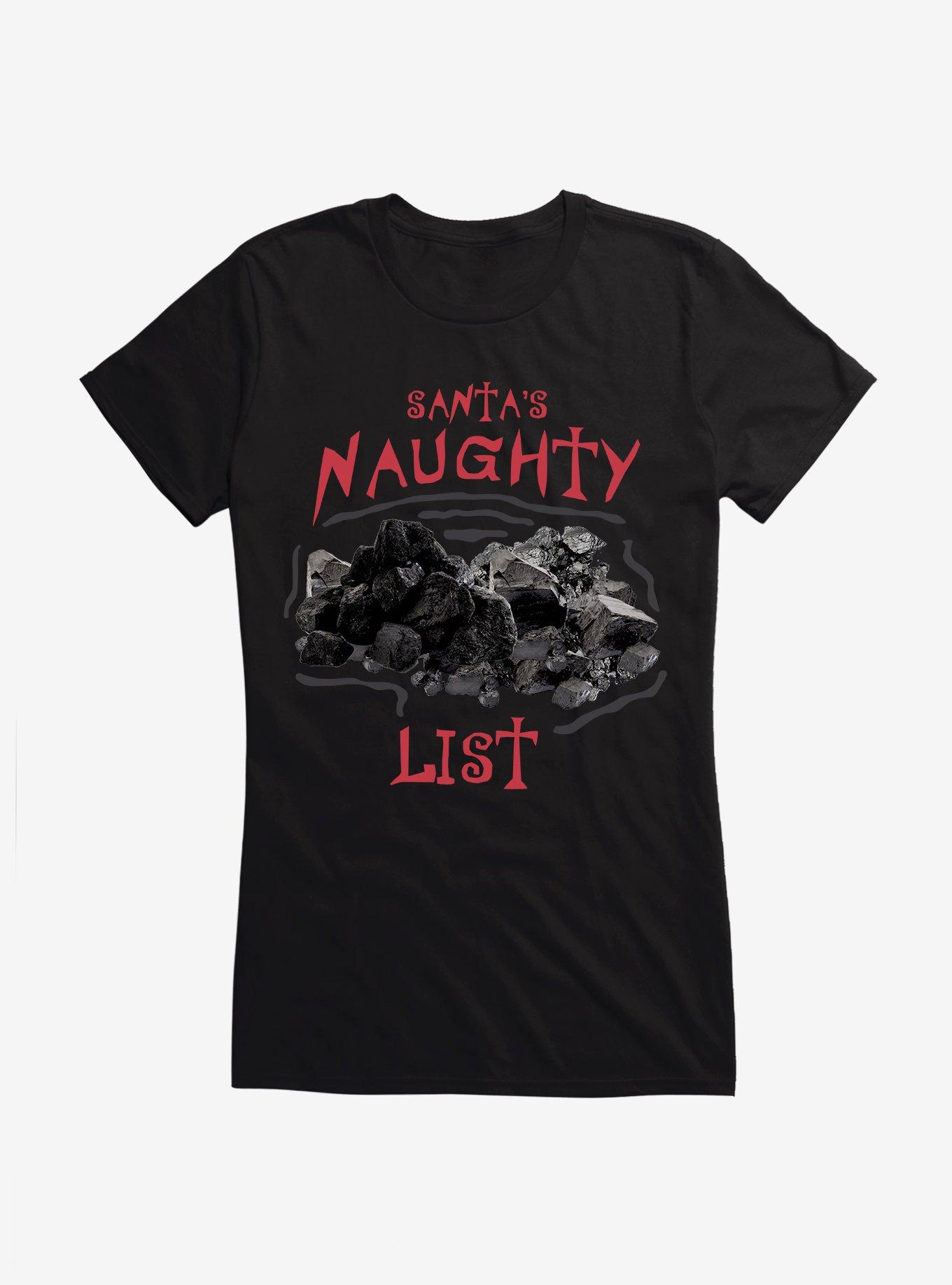 Hot Topic Santa's Naughty List Girls T-Shirt