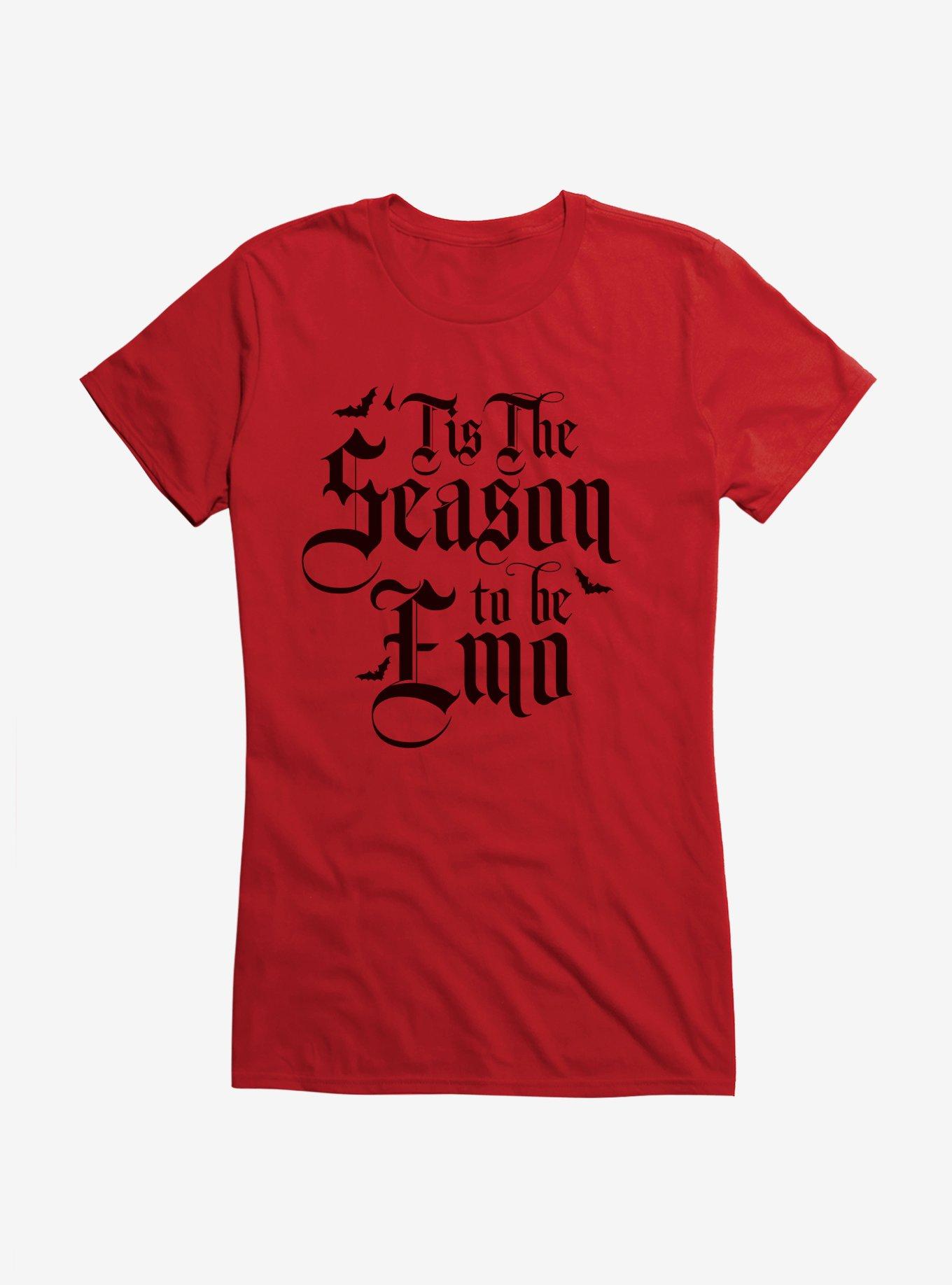 Hot Topic Tis The Season To Be Emo Girls T-Shirt, , hi-res