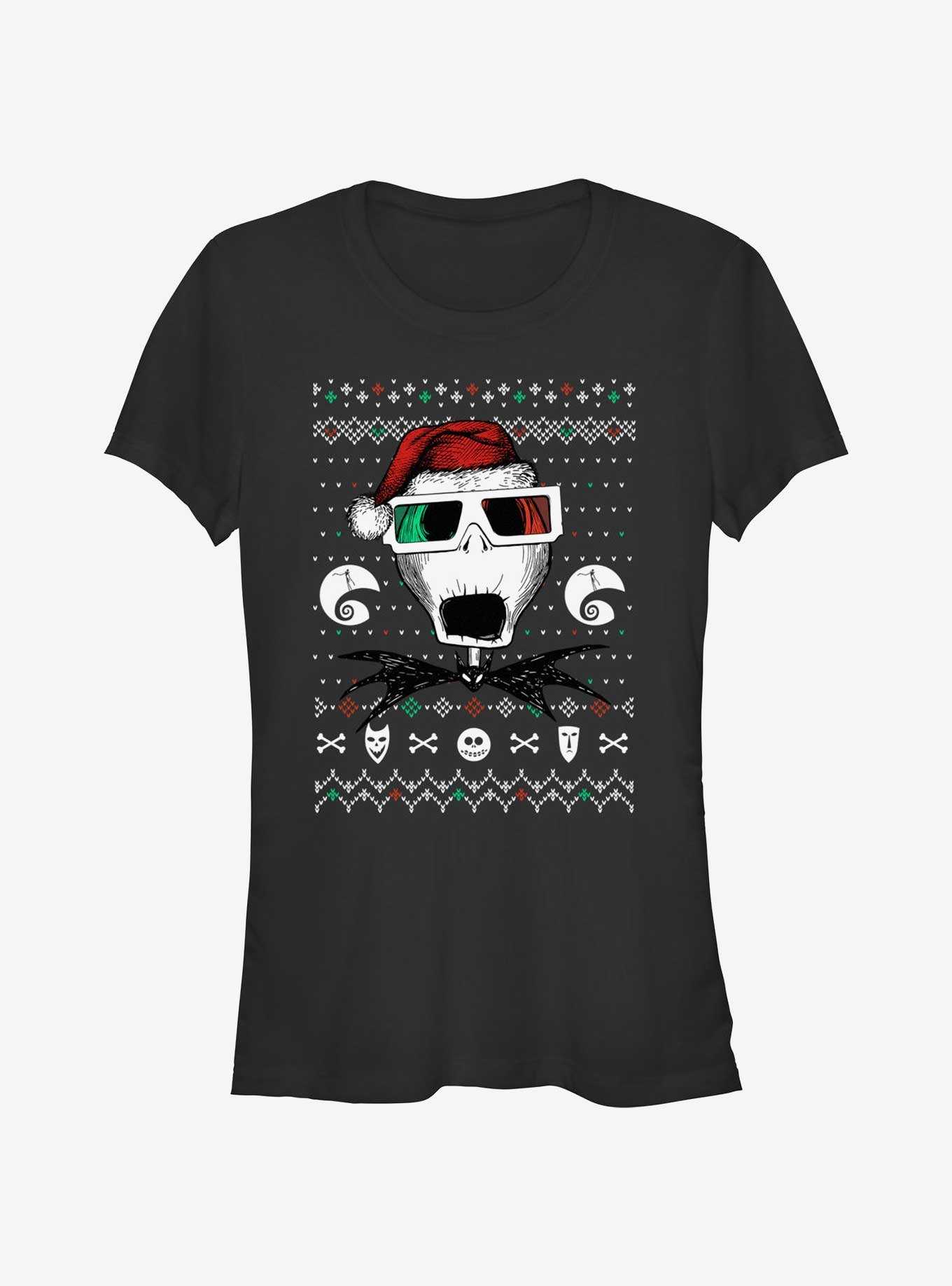 Disney The Nightmare Before Christmas Ugly Holiday Jack Holiday Vision Girls T-Shirt, , hi-res