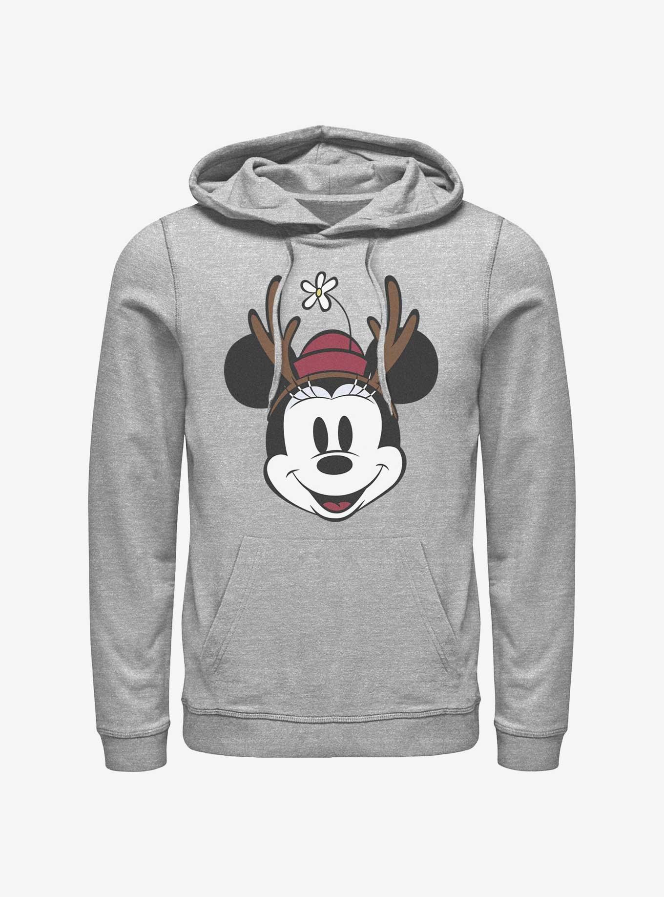 Disney Minnie Mouse Minnie Antlers Hoodie, ATH HTR, hi-res