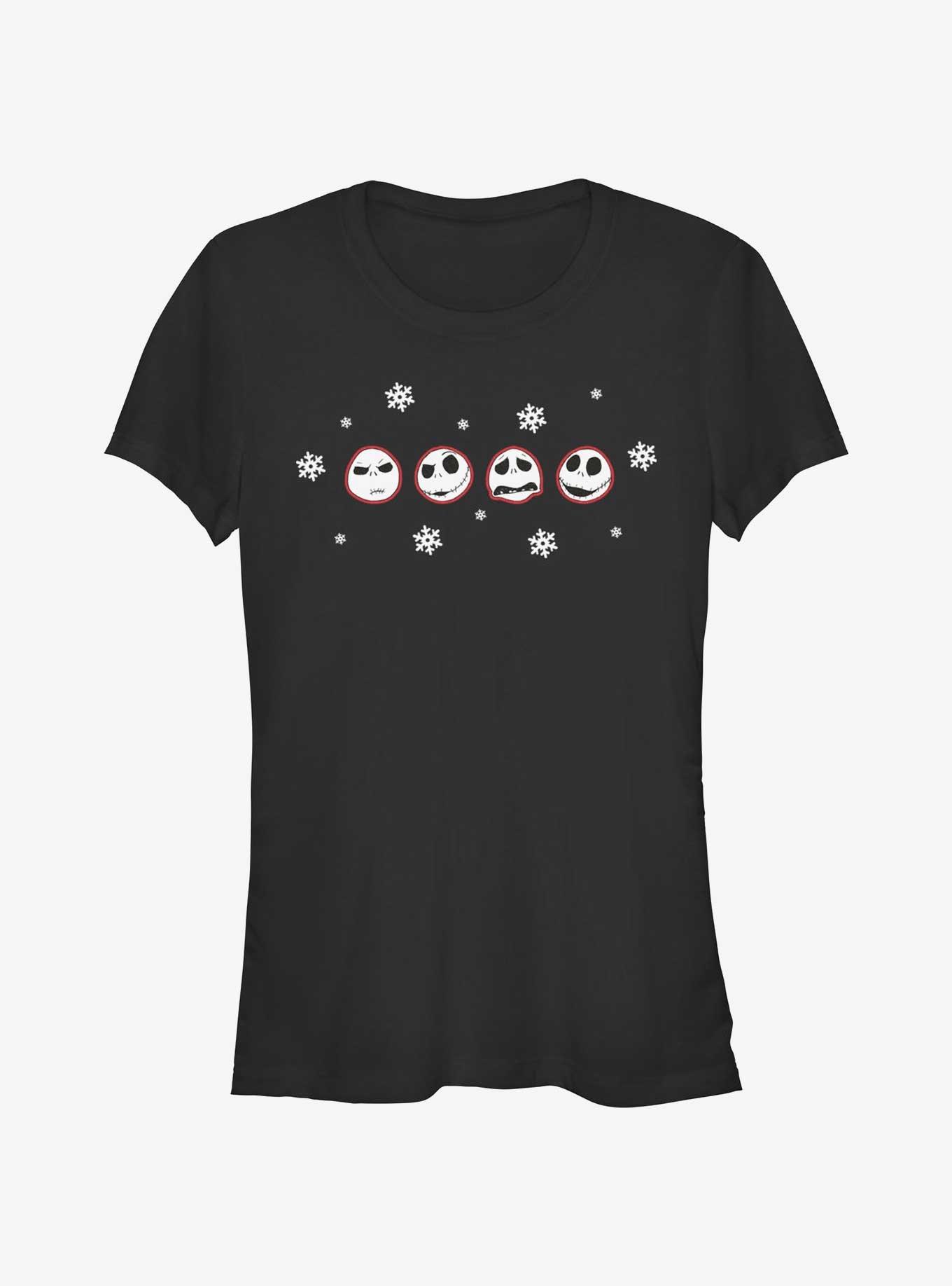 Disney The Nightmare Before Christmas Jack Emotes Girls T-Shirt, , hi-res