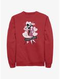 Disney The Nightmare Before Christmas Jack & Sally Misfit Love Sweatshirt, RED, hi-res