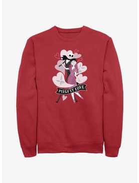 Disney The Nightmare Before Christmas Jack & Sally Misfit Love Sweatshirt, , hi-res