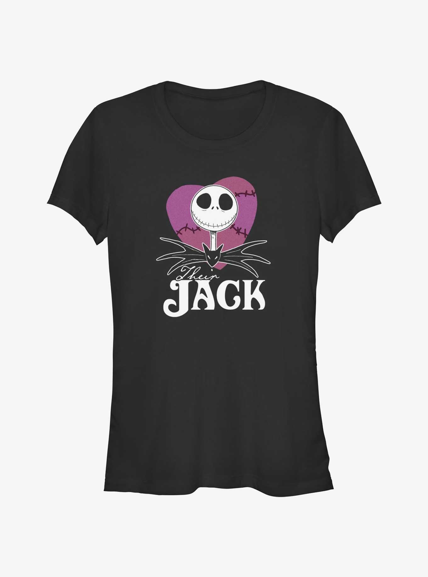 Disney The Nightmare Before Christmas Their Jack Girls T-Shirt, BLACK, hi-res