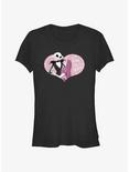 Disney The Nightmare Before Christmas Jack & Sally Love You To Death Girls T-Shirt, BLACK, hi-res