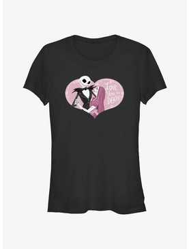Disney The Nightmare Before Christmas Jack & Sally Love You To Death Girls T-Shirt, , hi-res