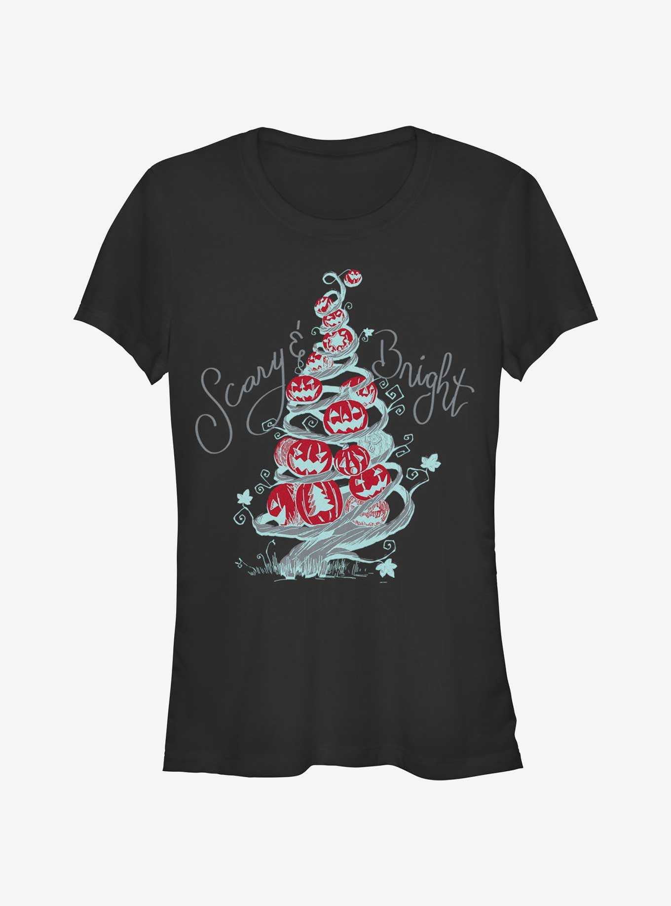 Disney The Nightmare Before Christmas Scary & Bright Tree Girls T-Shirt, , hi-res