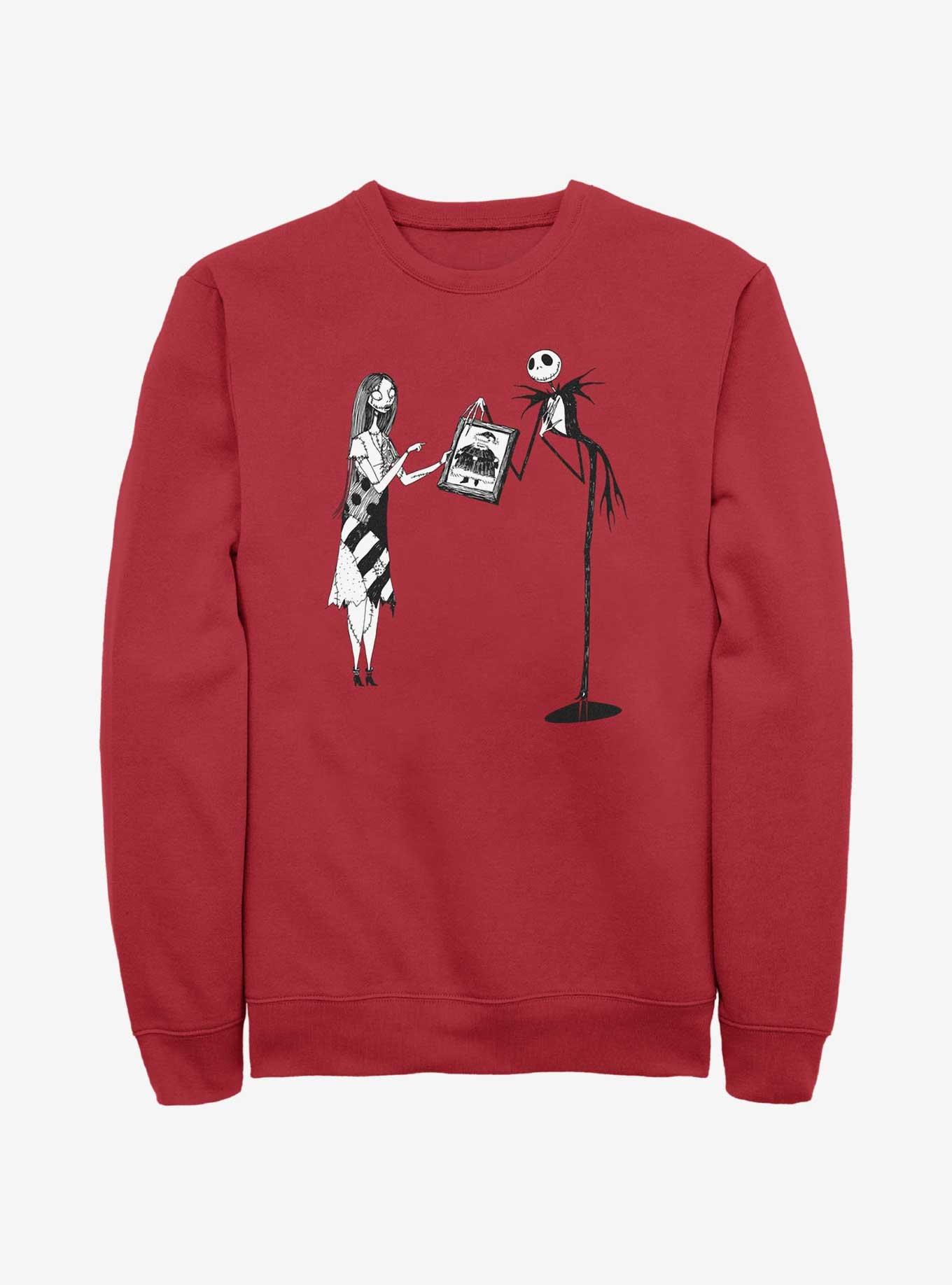 Disney The Nightmare Before Christmas Sally & Jack Sandy Claws Sweatshirt, , hi-res